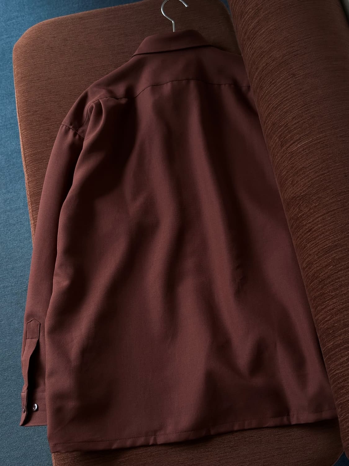 JPN made poly twill fabric stitch shirt 상품이미지7