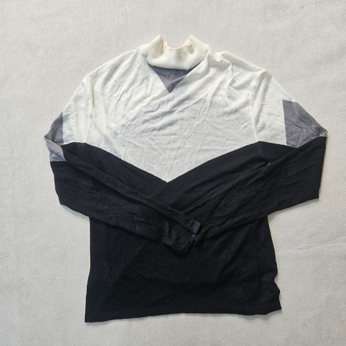 95 데상트 골프 니트 집업0310Y 상품이미지2