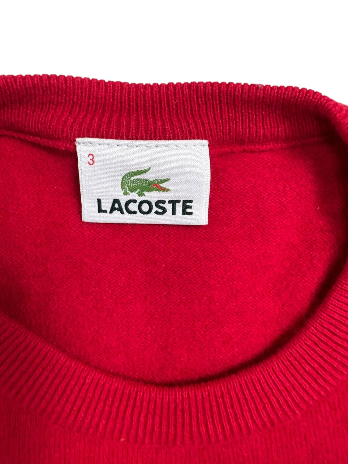 라코스테 니트 레드 상품이미지4