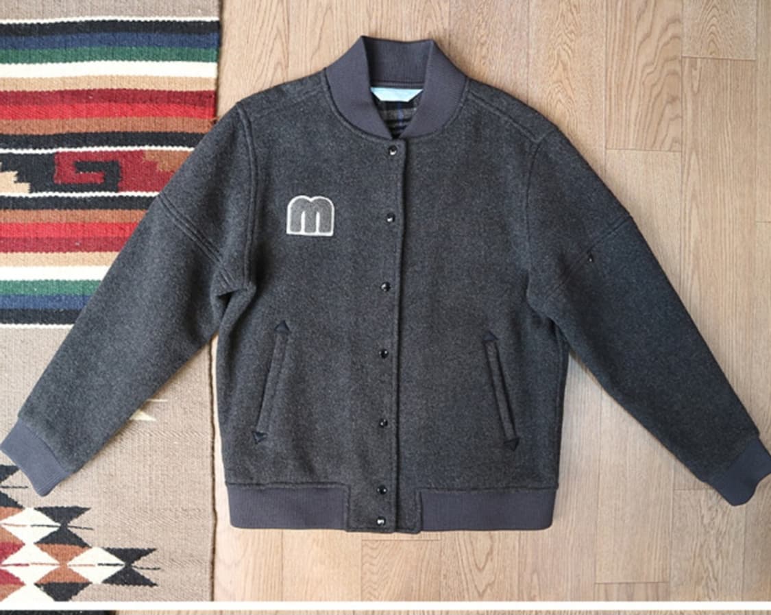 일본판 MUNSINGWEAR 먼싱웨어 스포츠 울 바시티 자켓 상품이미지2