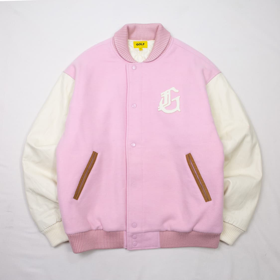 22SS 골프왕 울 G 레터맨 바시티 자켓 상품이미지1