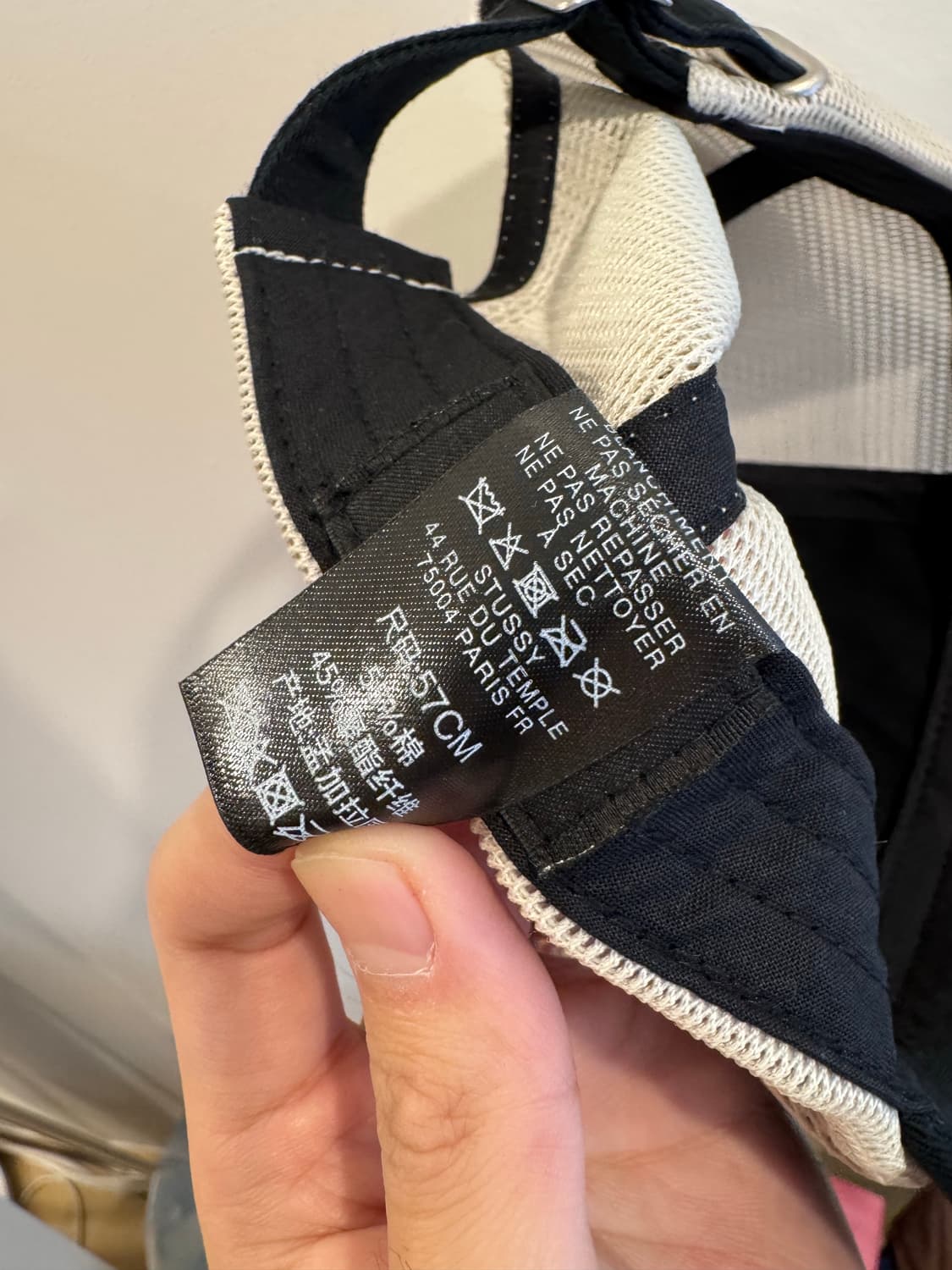 스투시 로우 프로파일 워크기어 스트립백 블랙 상품이미지5