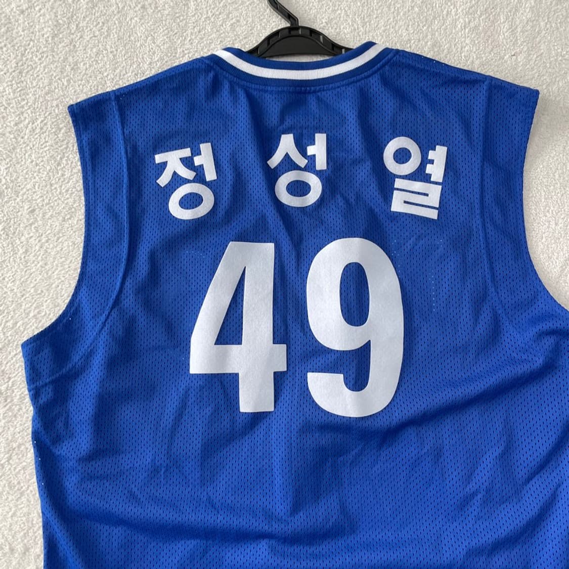 삼성라이온즈 올드 선수실착 민소매 나시 정성열 상품이미지8