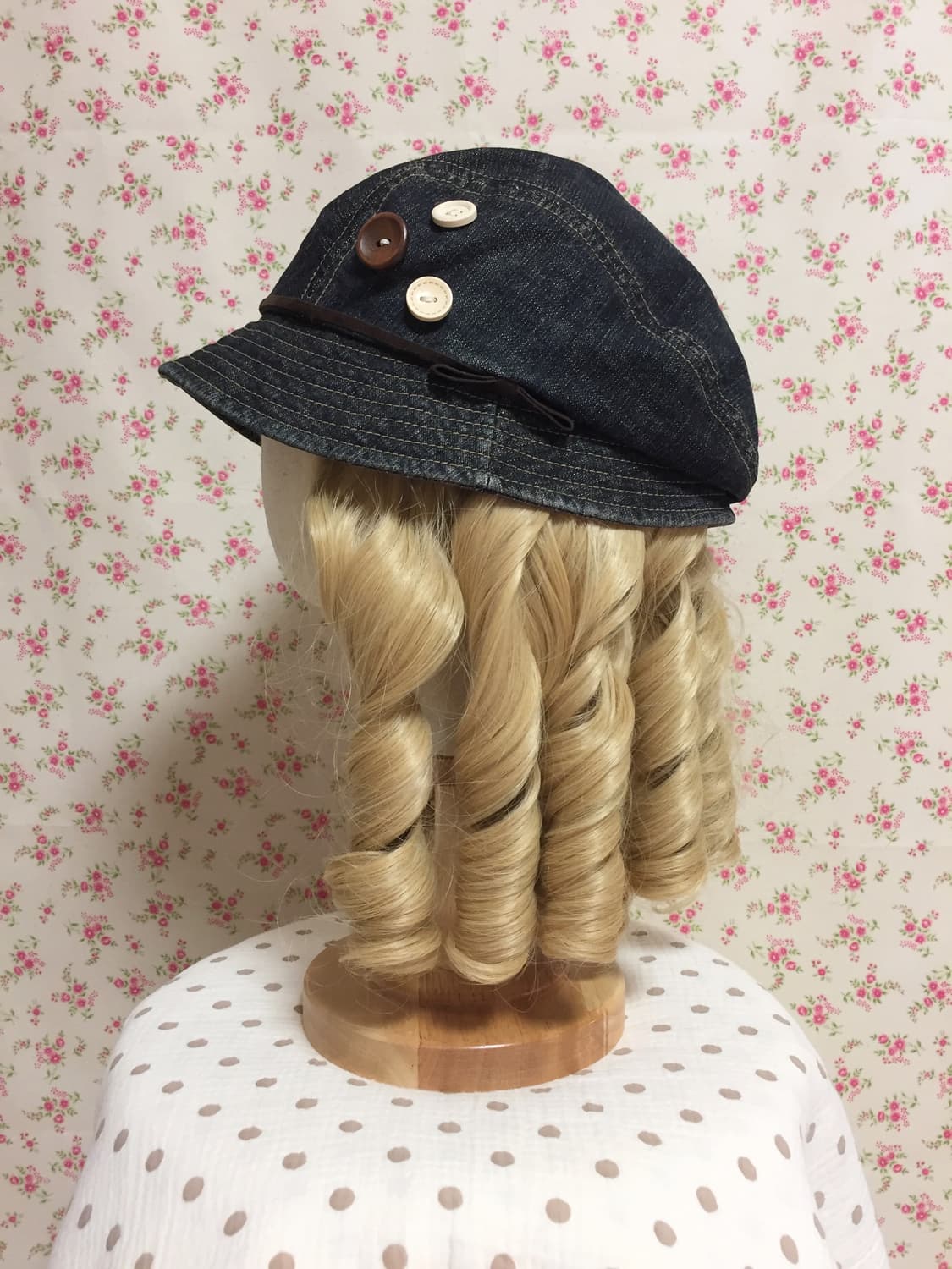 빈티지 데님 버킷햇 상품이미지3