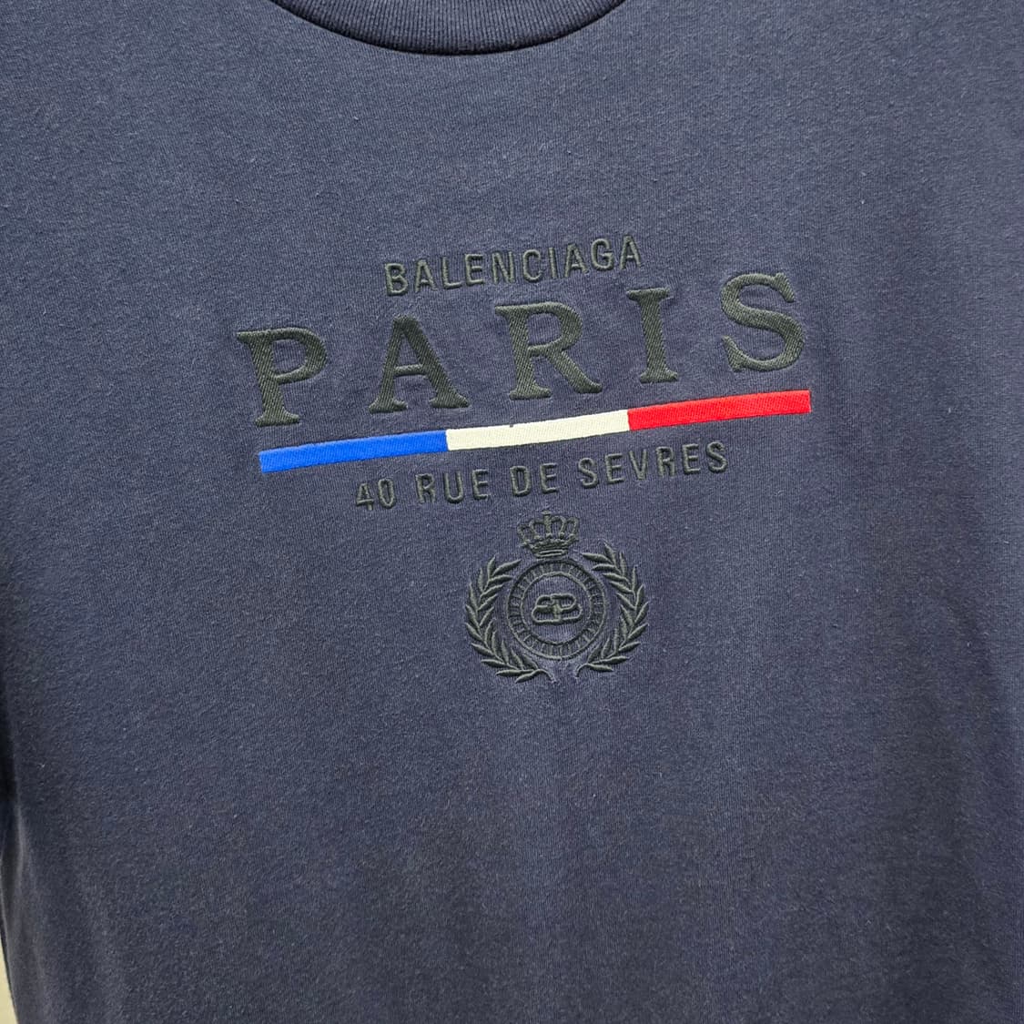 발렌시아가 파리스 로고 반팔 티셔츠 m사이즈 100 105 판매 상품이미지2