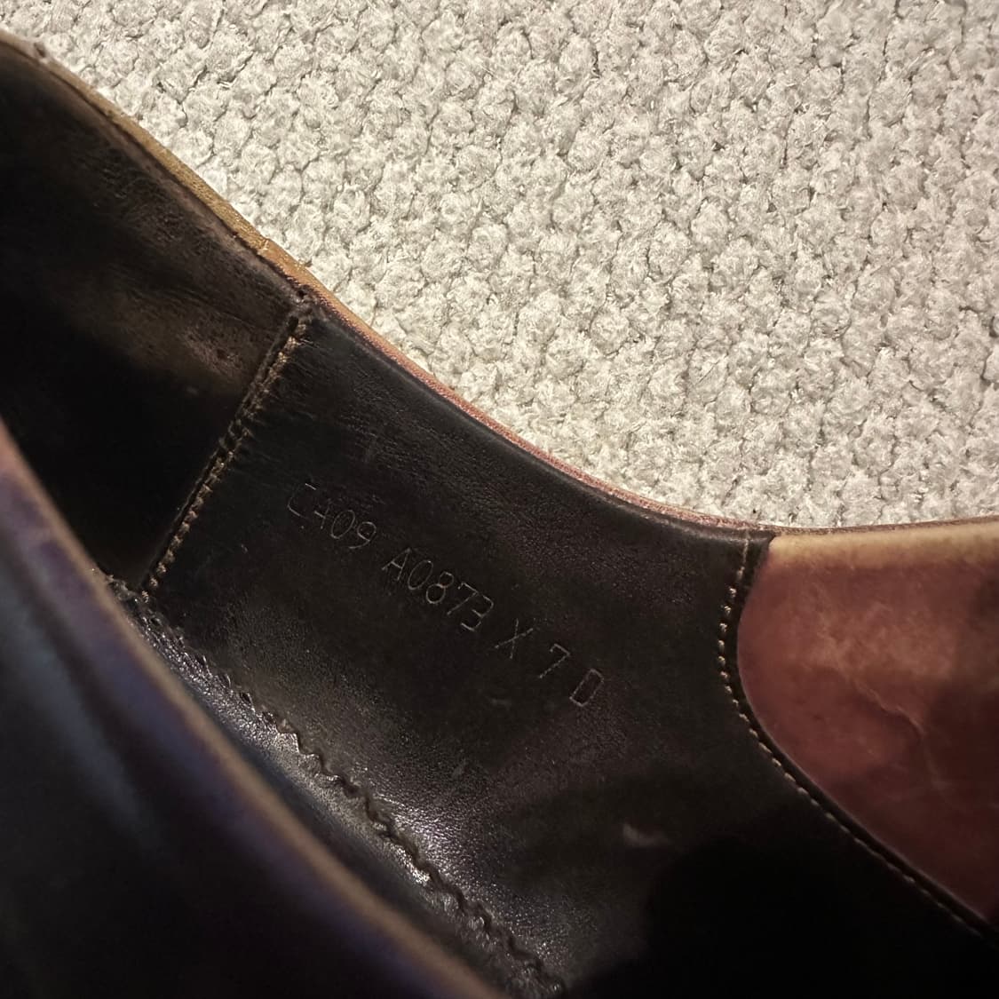 00s 제냐 Zegna XXX Couture 캡토 옥스포드 구두 상품이미지6