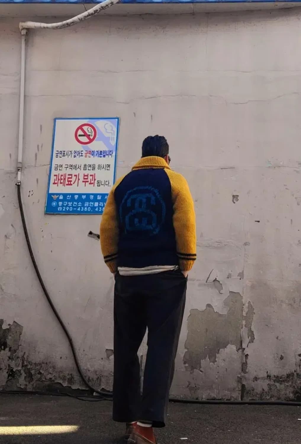 스투시 X 캐나디안 스웨터 컴퍼니 샤넬로고 코위찬 상품이미지8