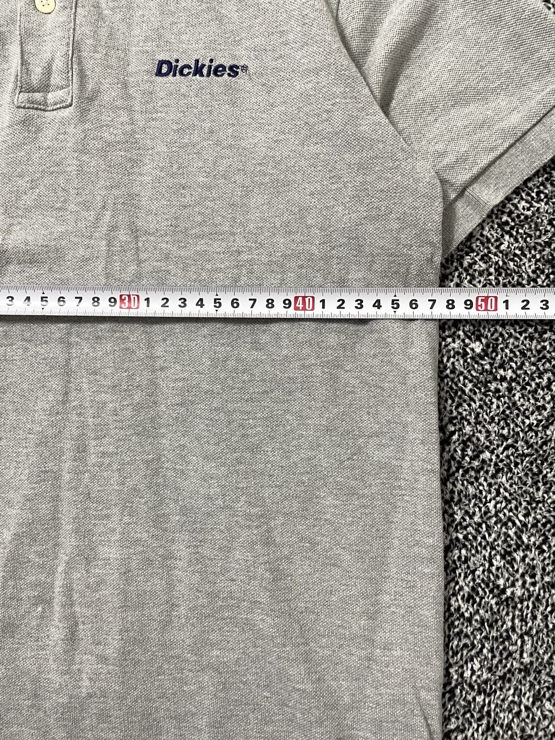 빈티지9. 디키즈 반팔 카라 폴로 셔츠 반팔 티셔츠 반소매 그레이 상품이미지5