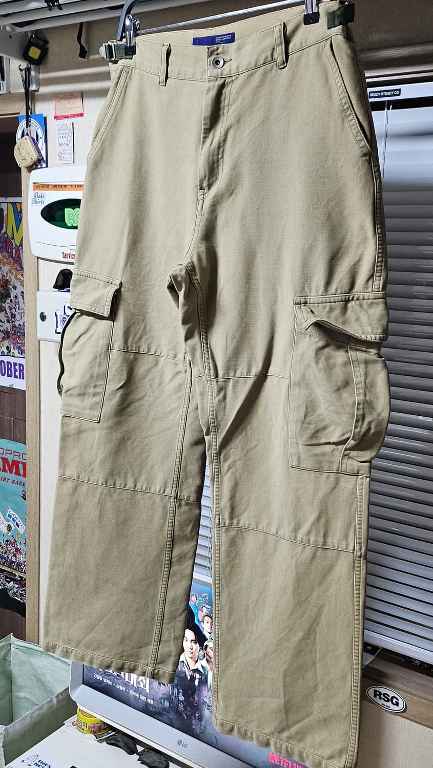 [1] 블라인드파일즈 부츠컷 카고 팬츠 탄 상품이미지2