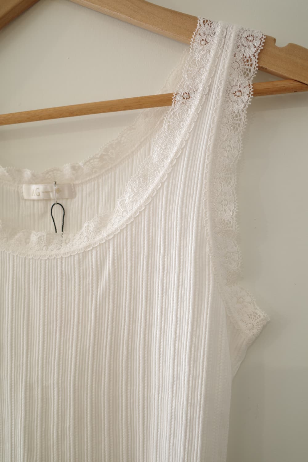 white lace sleeveless shirt  상품이미지6