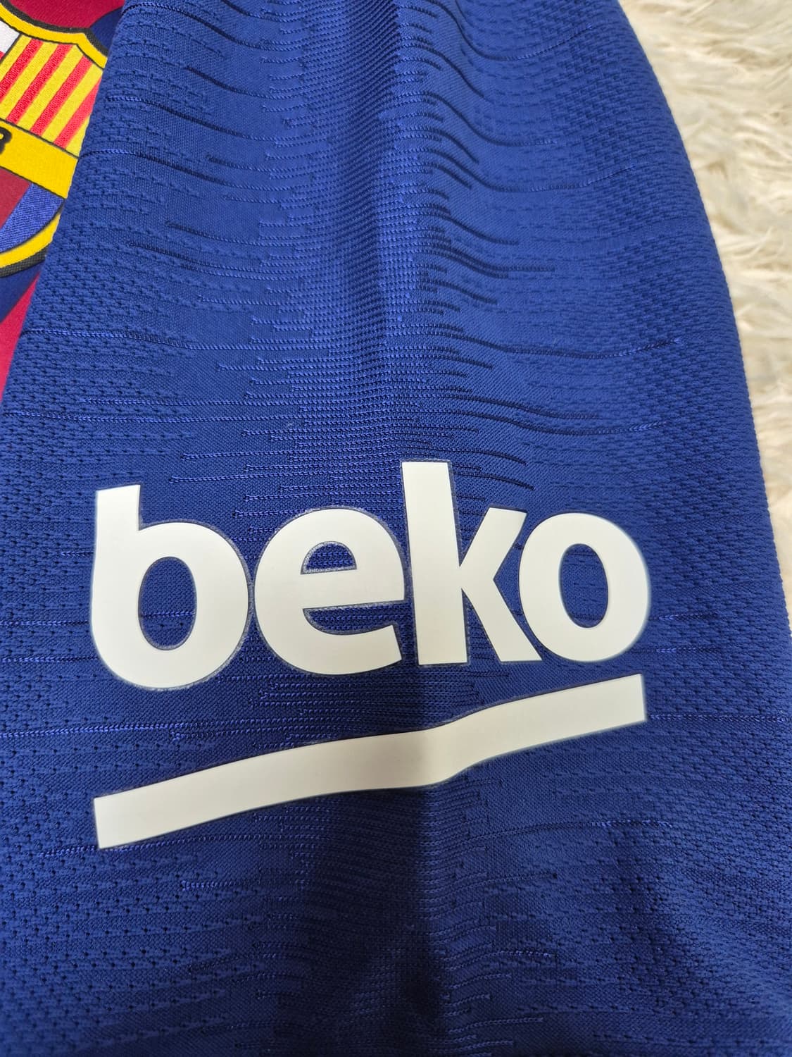 18-19 바르셀로나 홈 어센틱(베이퍼니트) 메시 #10 (풀패치) 상품이미지7