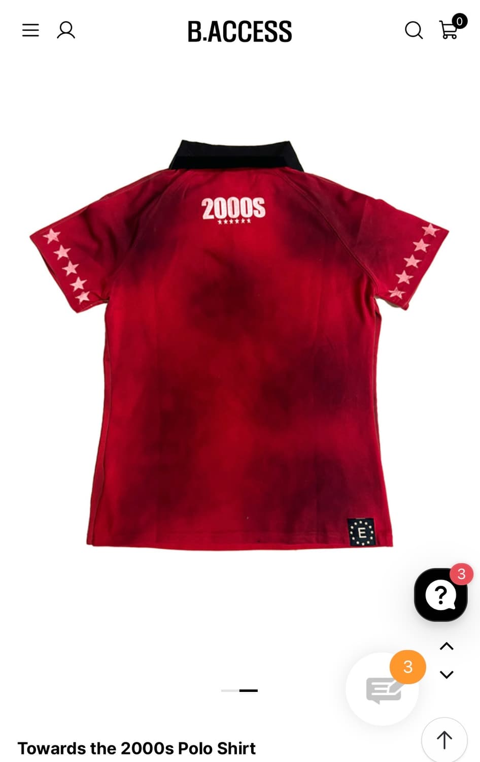 비엑세스 2000s polo shirt 상품이미지4