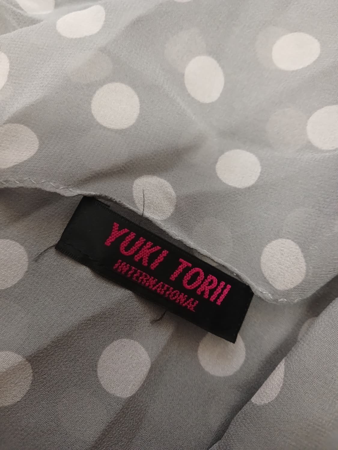 모리걸 Yuki torii 땡땡이 스카프 상품이미지2