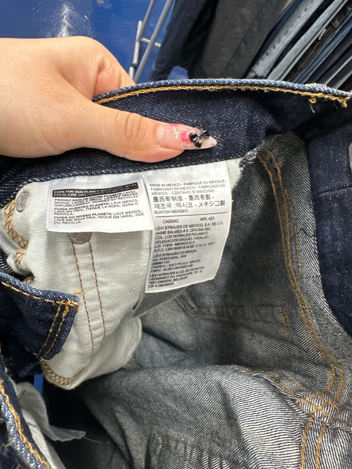 Levis 리바이스 505 mexico 데님팬츠 상품이미지7