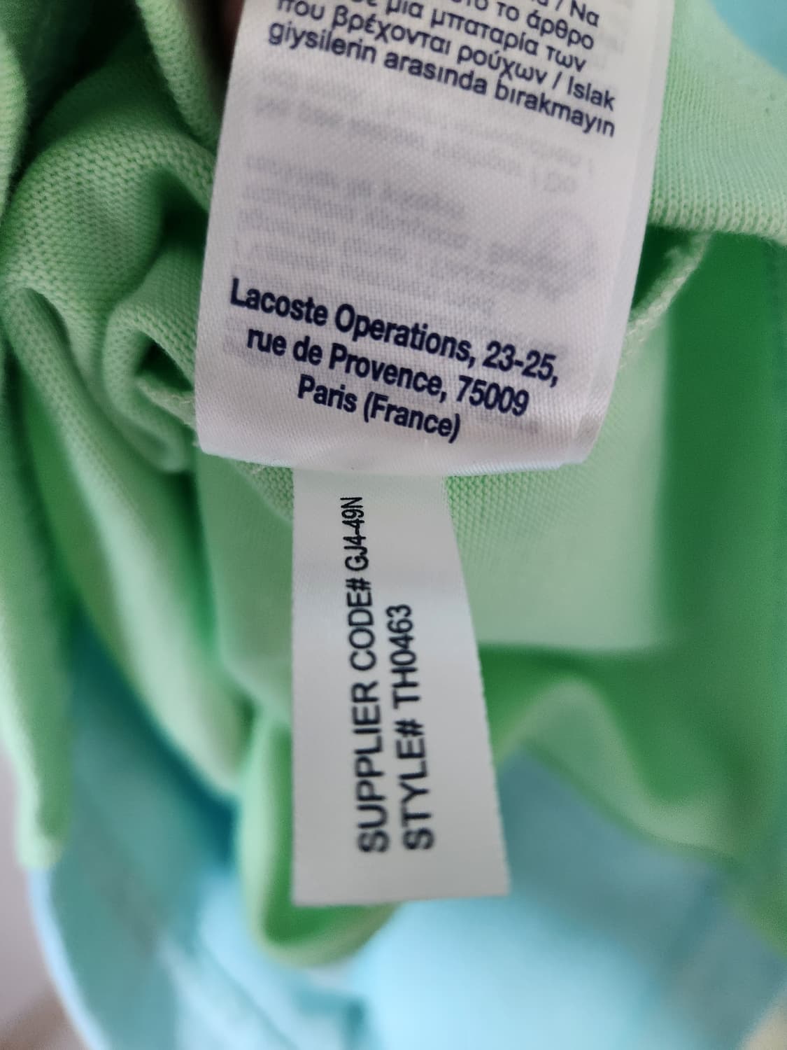 라코스테 x 골프왕 골프 르 플레르 콜라보 티셔츠 상품이미지6