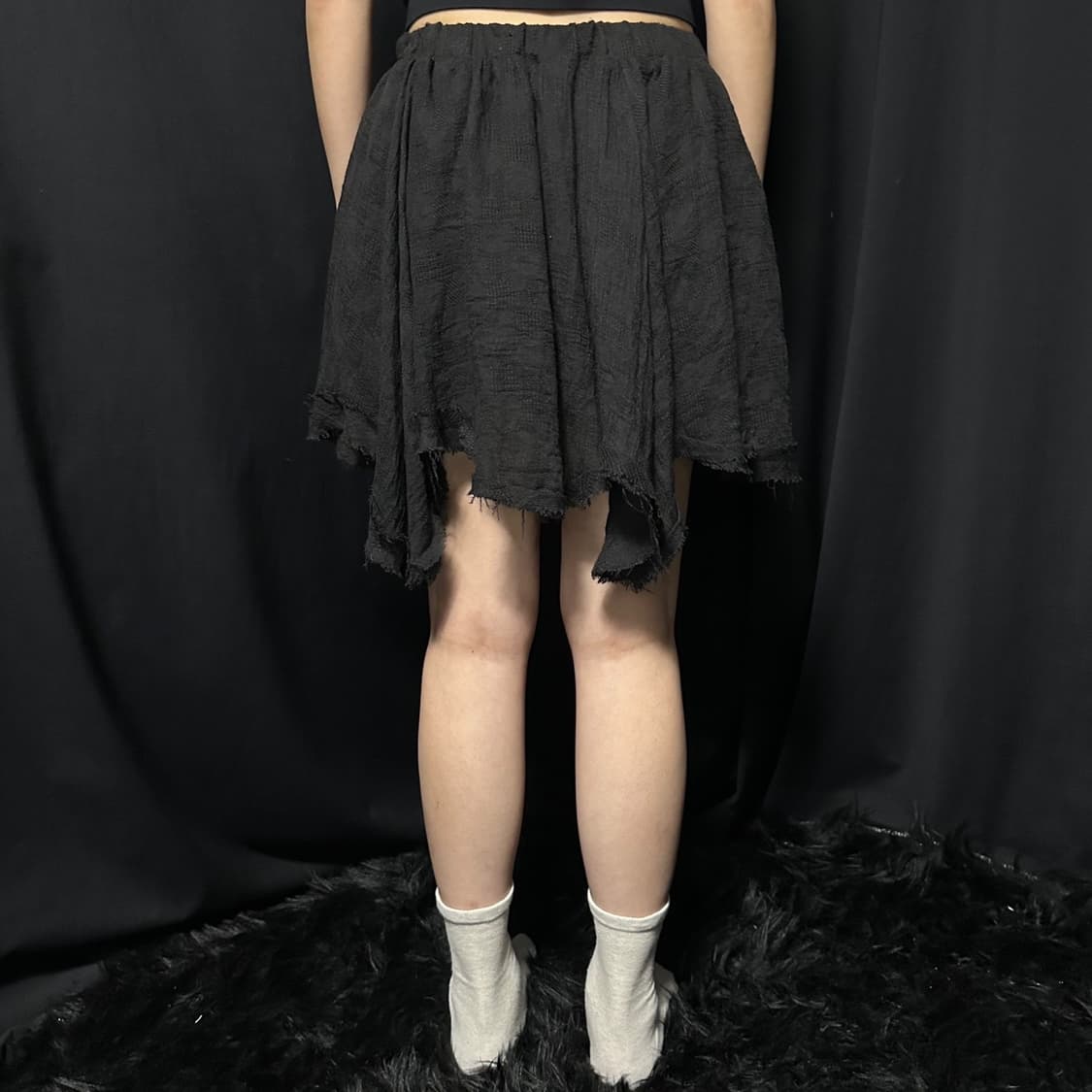 🎸블랙 그런지 미니스커트🎸 상품이미지3