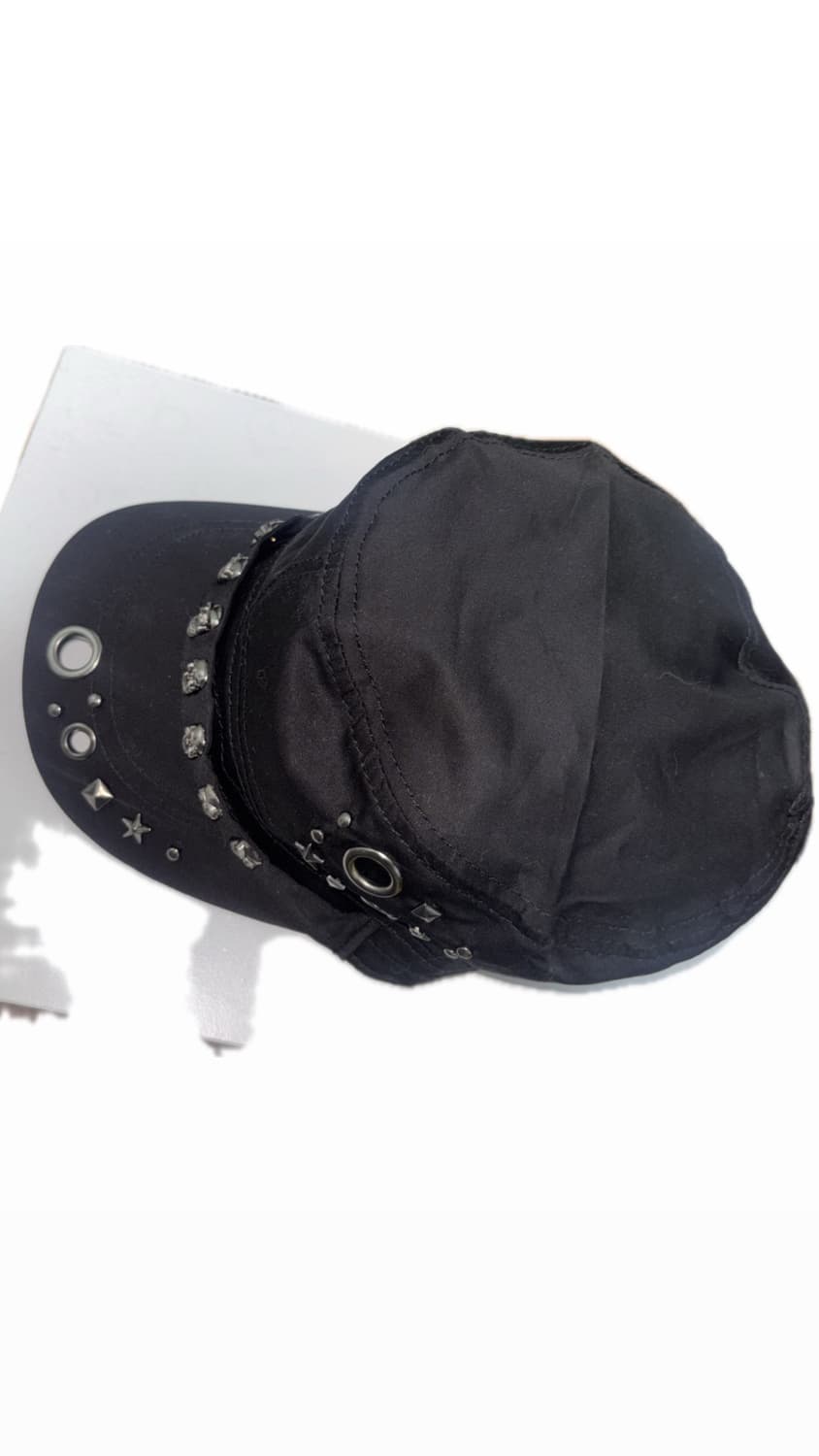 Punk goth 스컬 마린 캡 상품이미지1