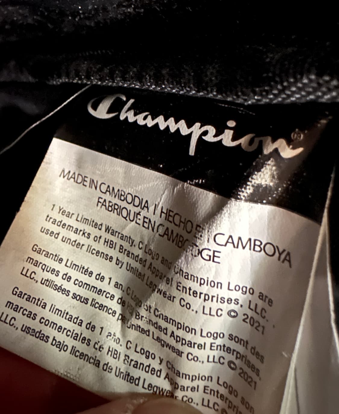 챔피온 스크립트 로고 백팩 블랙 상품이미지10