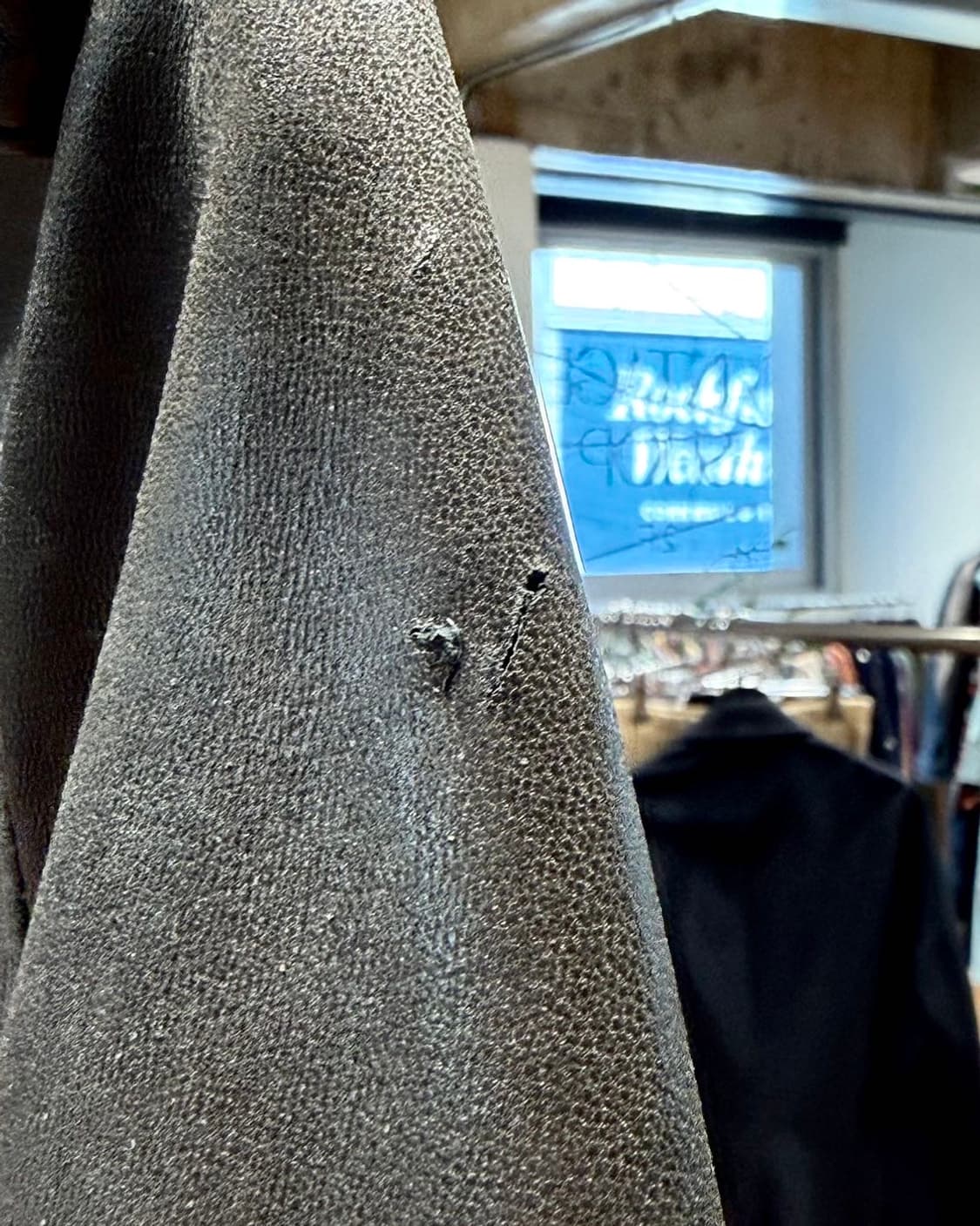 리바이스 딥올리브 쉽스킨 라이더 자켓 상품이미지8