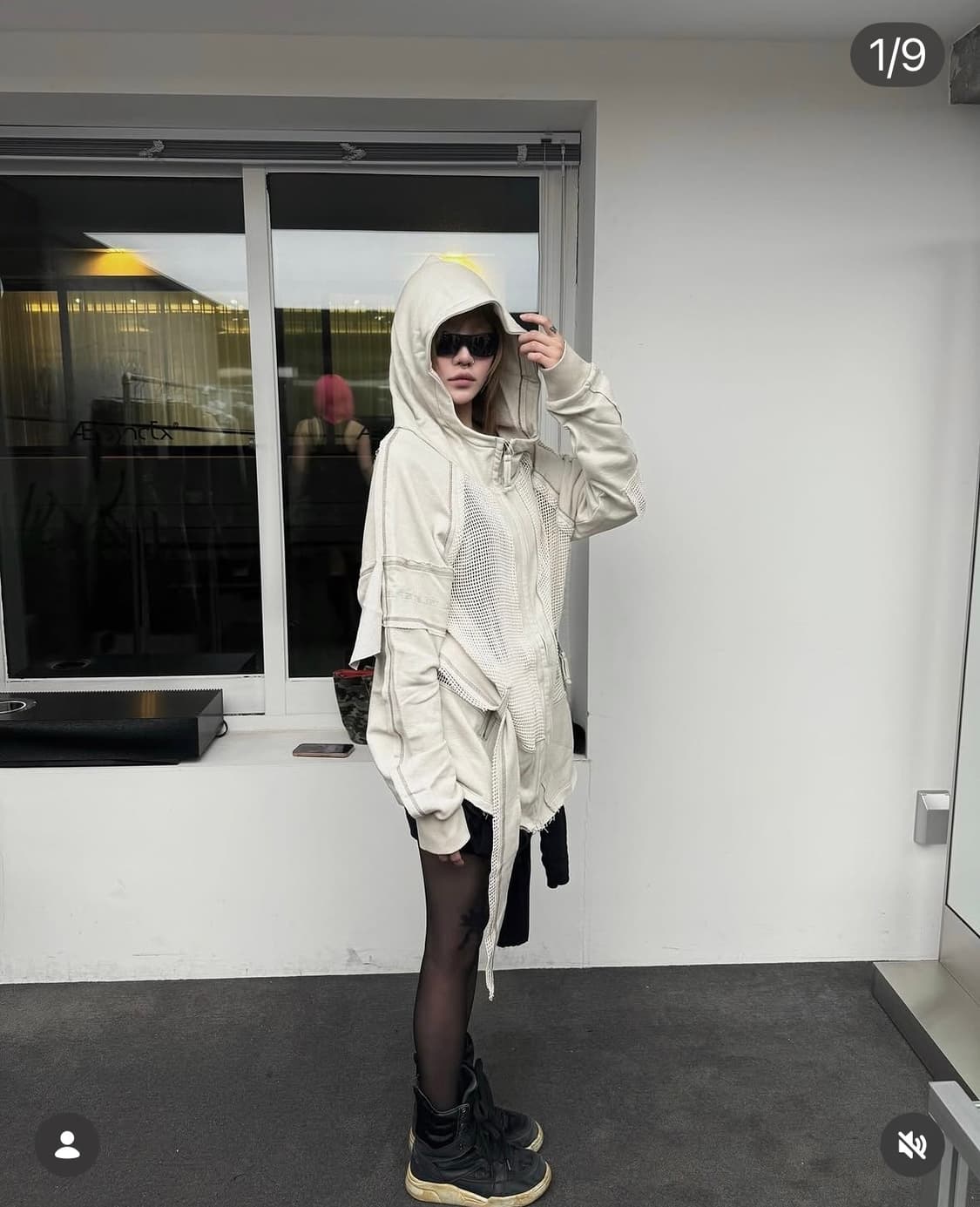 에이시넥틱스 하프-네트 집 후디 상품이미지1