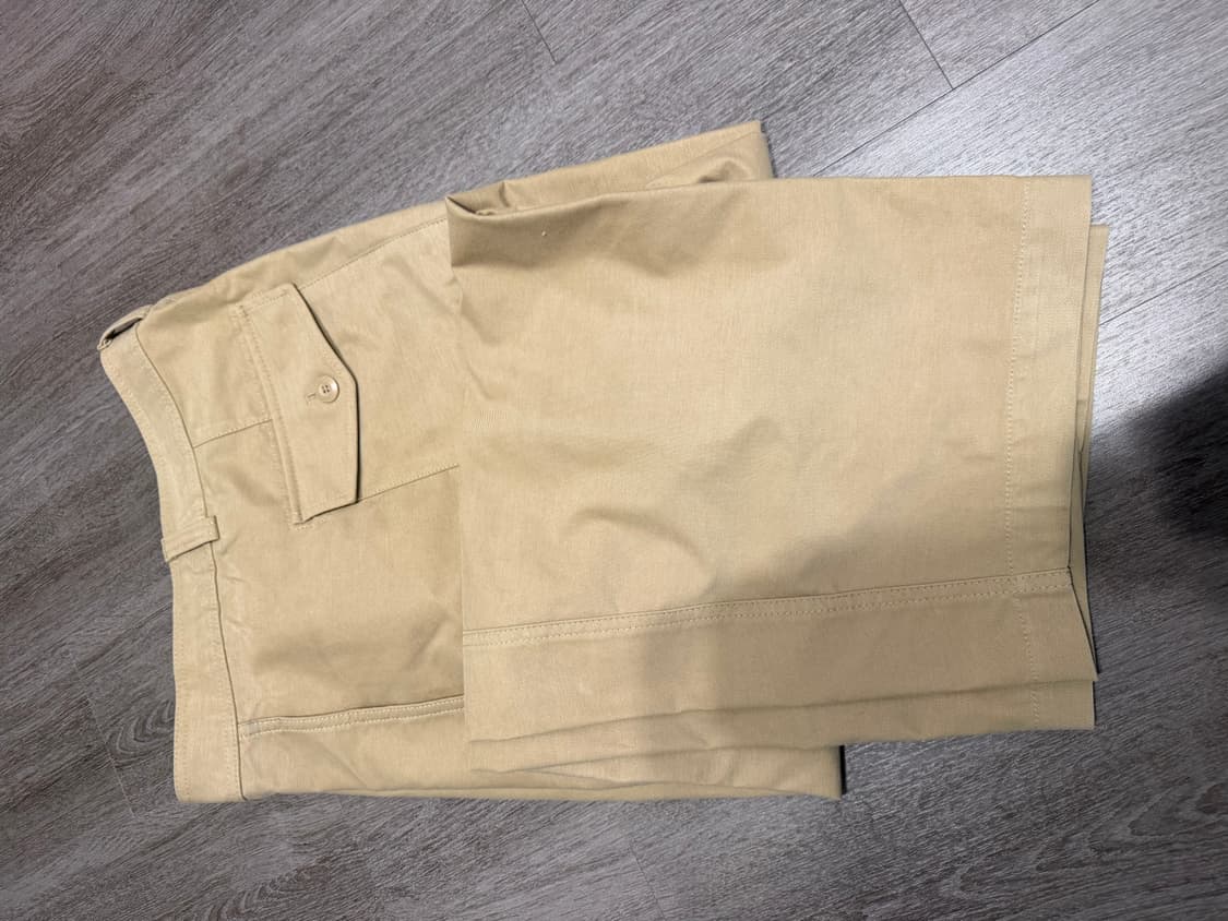 [3XL] 유니클로 저지배럴레그팬츠 베이지 (다리길이 70-72cm) 상품이미지2