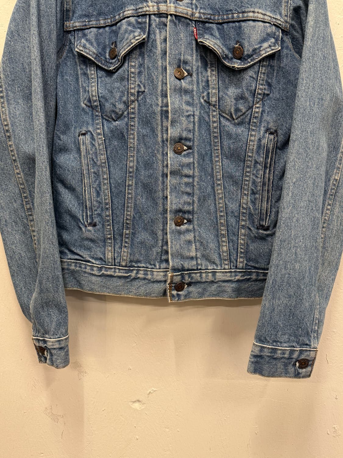 66) 80s USA Levi’s 70506 Denim Trucker J 상품이미지4