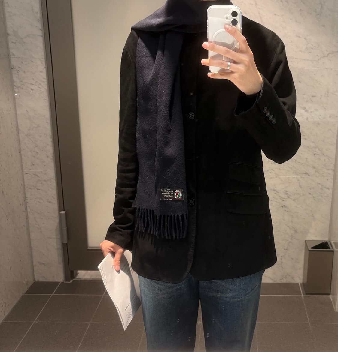 폴로 랄프로렌 스탠카라 스웨이드 블레이저 l 상품이미지1