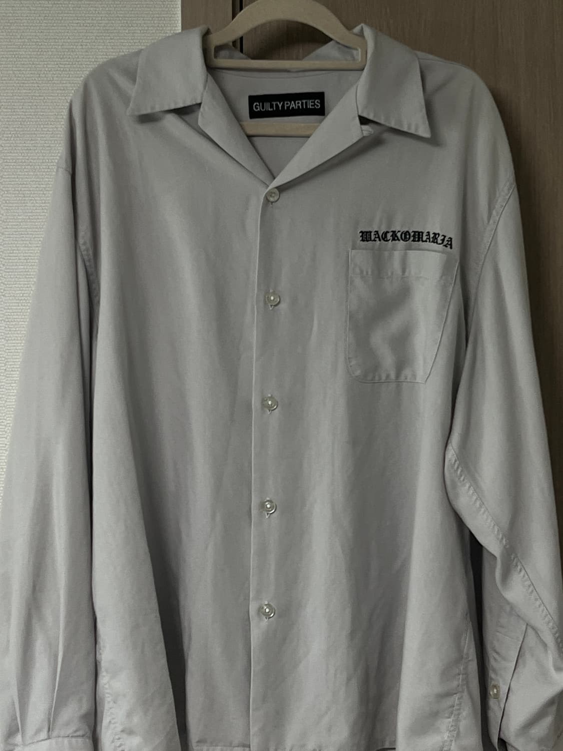 와코마리아 오픈카라 50s 텐셀 셔츠 L (105) 상품이미지1