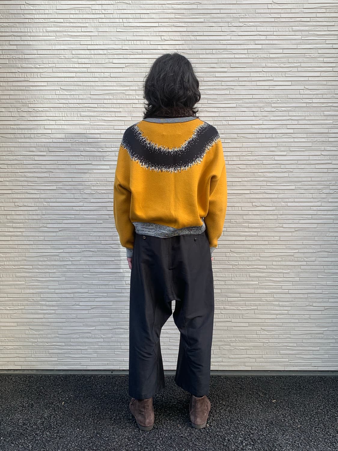 헨릭 빕스코브 몬스터 그래픽 가디건 (mustard) 상품이미지6