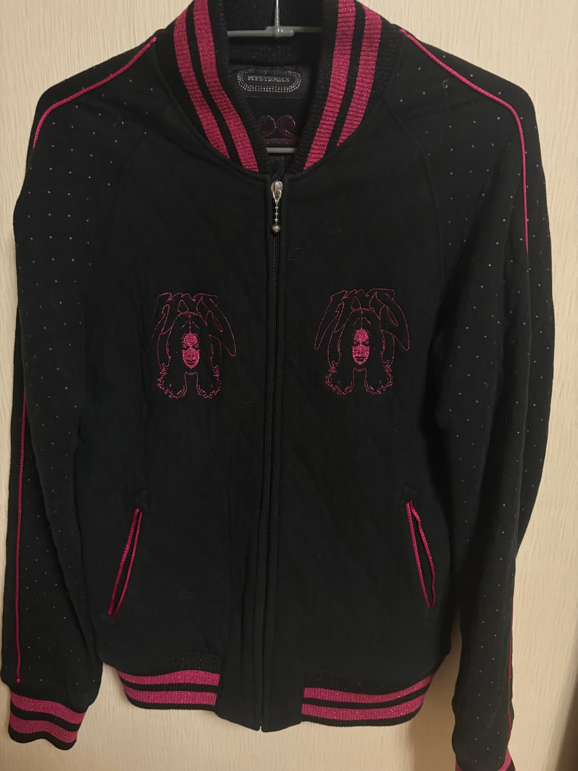 히스테릭글래머 자수 퀄팅 바시티 자켓 상품이미지4