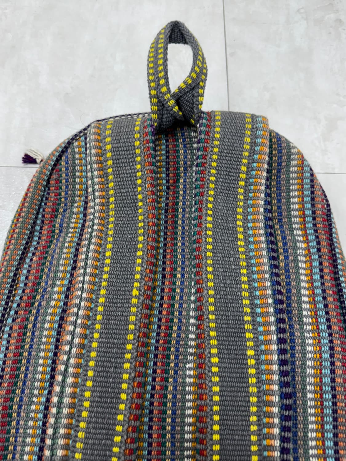 •히피 에스닉 멀티패턴 패브릭 백팩 상품이미지4