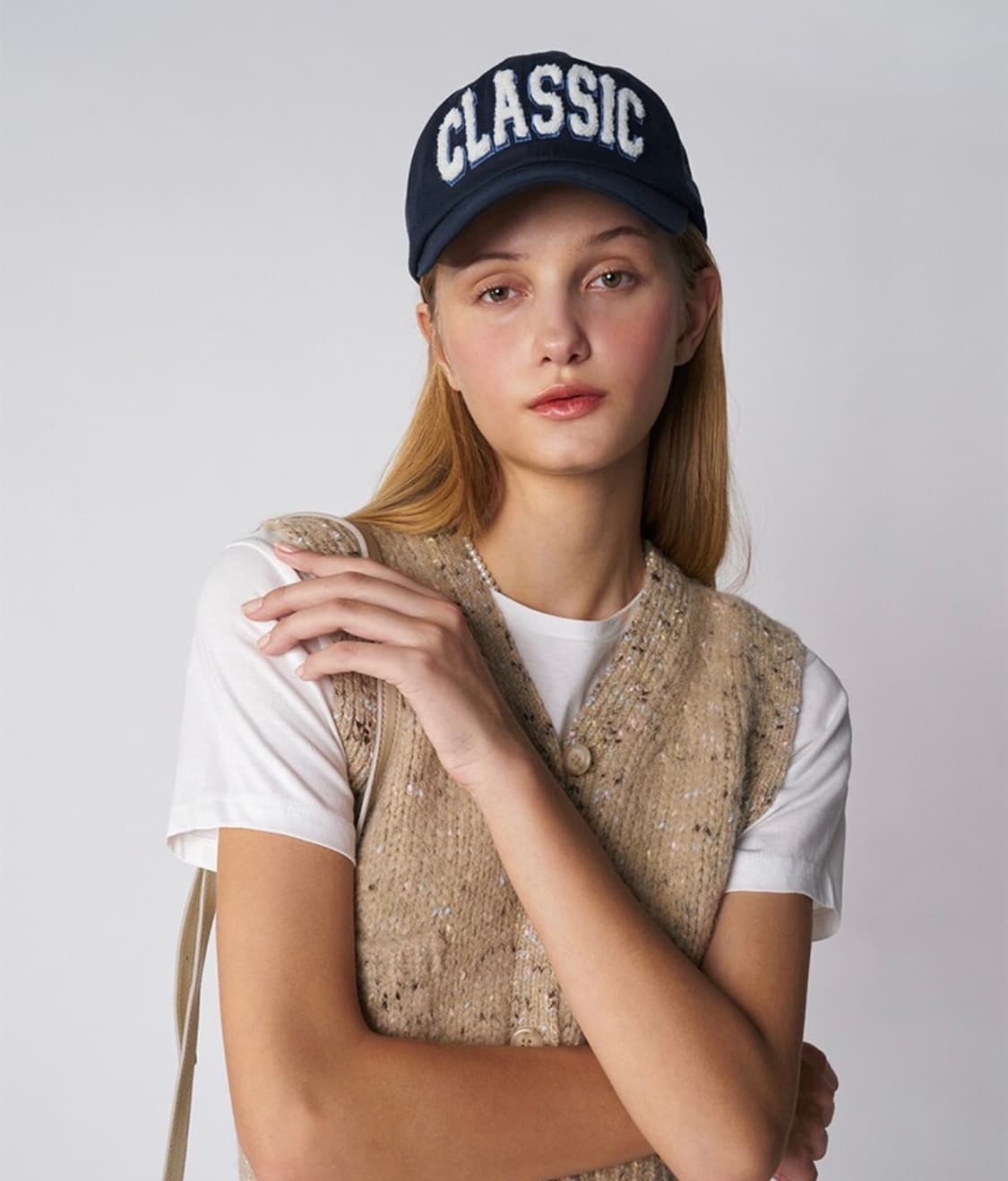 그로브(GROVE) 클래식 볼캡 네이비 OS 상품이미지5