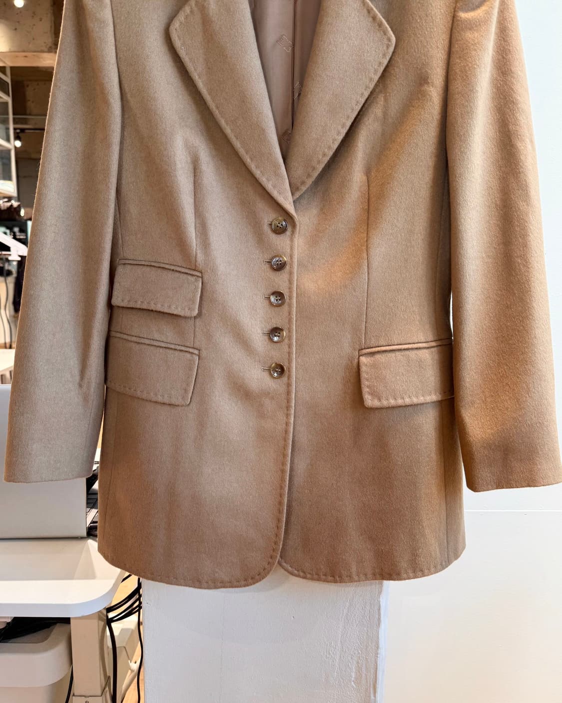 에스카다 브라운 카멜울 블레이저 자켓  상품이미지6