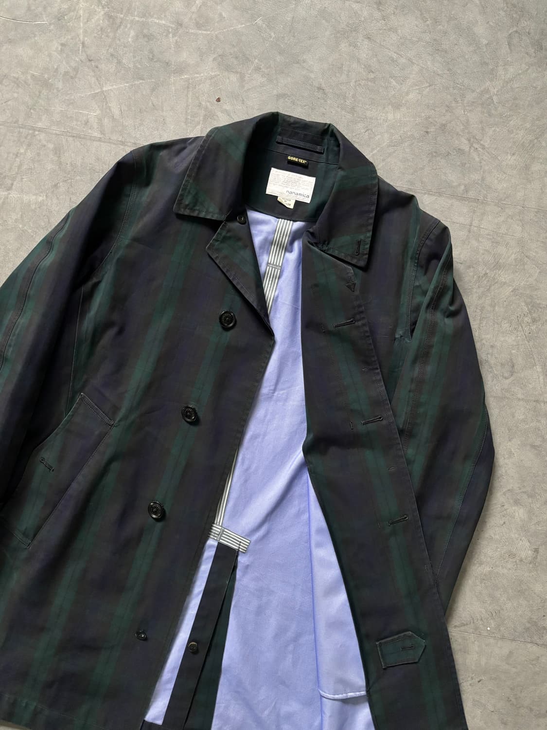 Nanamica 나나미카 고어텍스 타탄 체크 코트  상품이미지7