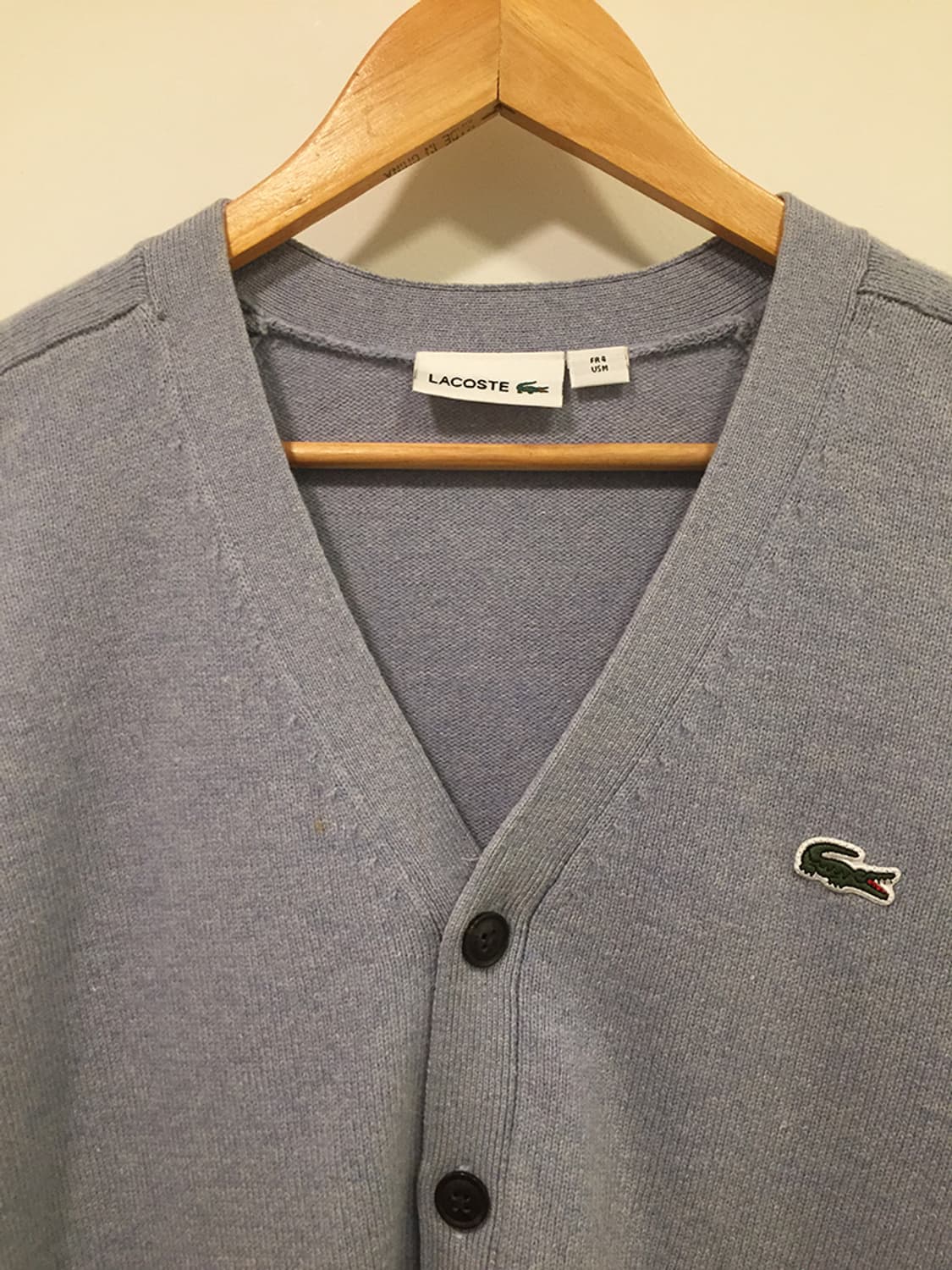 공용 라코스테 V넥 가디건 95 상품이미지3