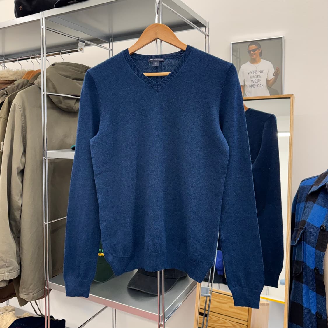 갭 GAP 메리노 울 네이비 니트 (S)   상품이미지2