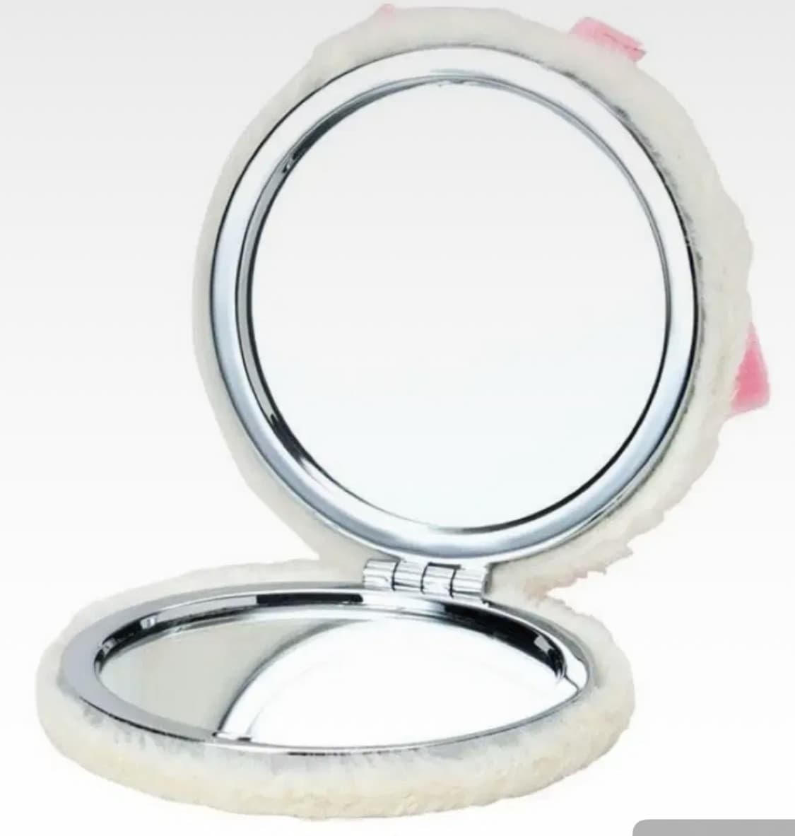 키티 부드러운 인형 마스코트 양면 거울 휴대용 공주 콤팩트 거울 상품이미지3