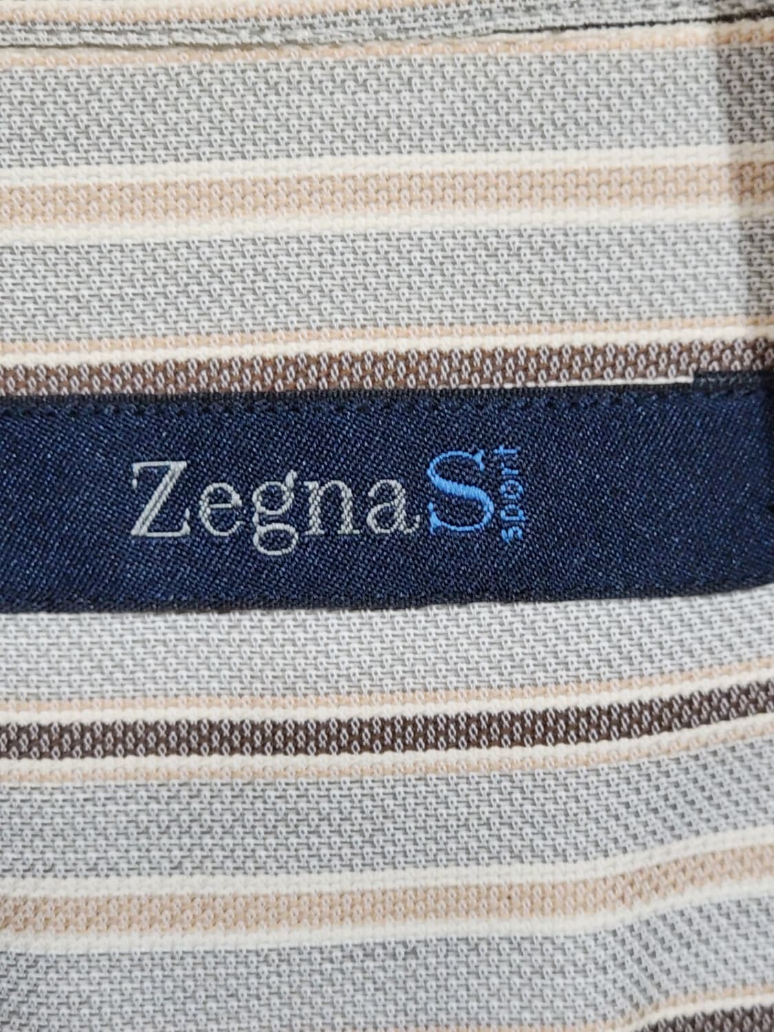 (XL) 제냐 남방 스트라이프 셔츠 포켓 이태리판  상품이미지3