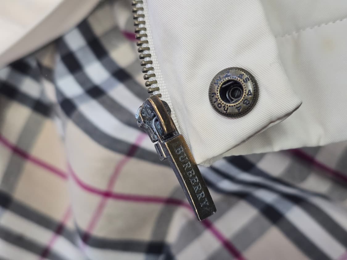 Burberry 정품 버버리 상아 폴리쉘 자켓 M사이즈 상품이미지9