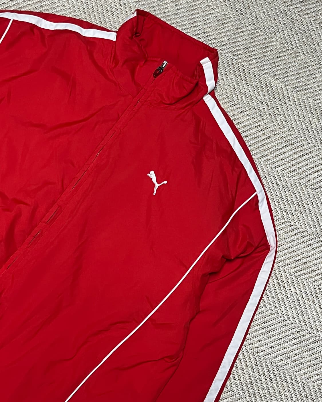 퓨마 푸마 오버핏 퀄링 안감 트랙 바람막이 자켓 점퍼 M 상품이미지9