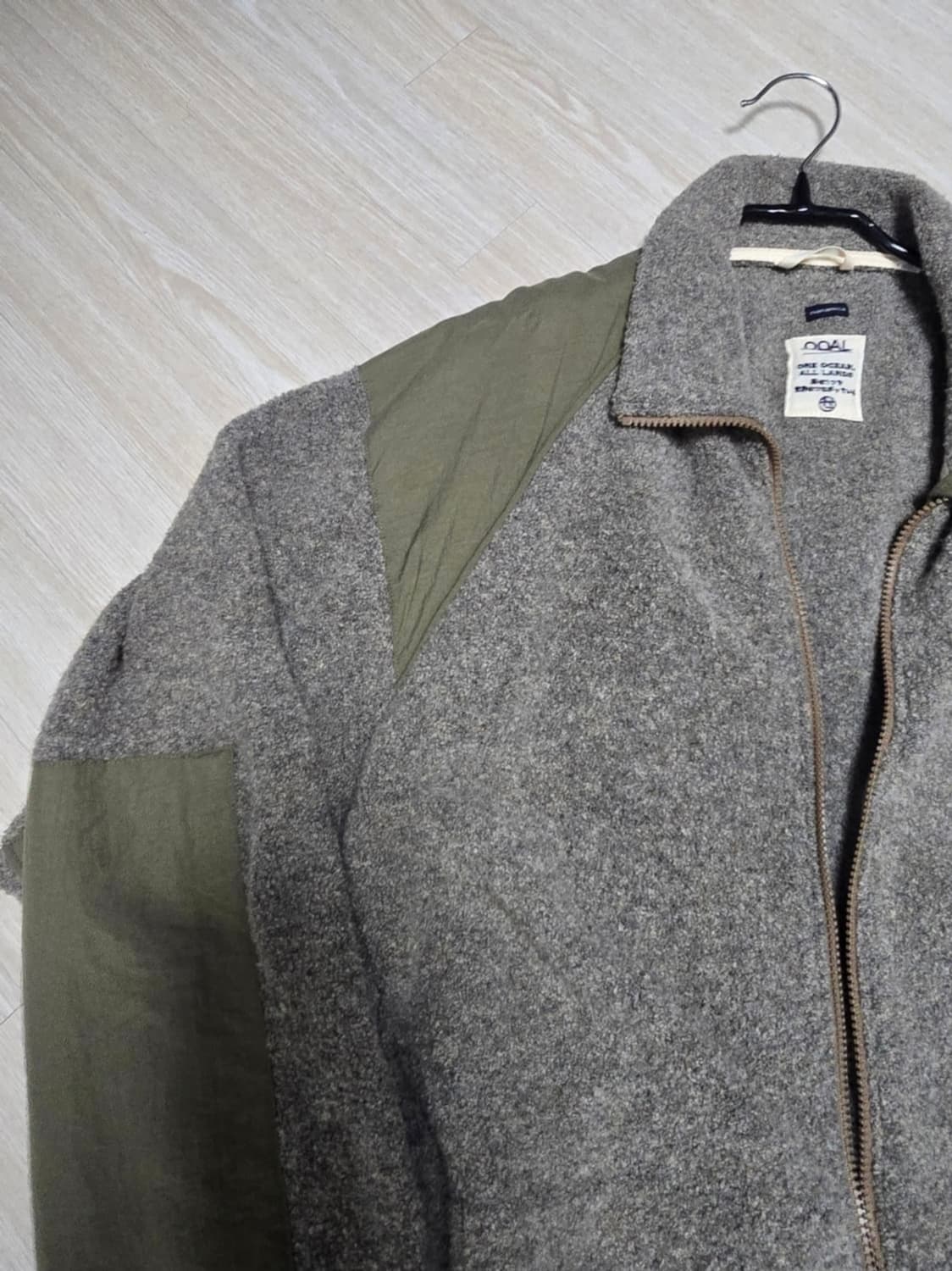 23AW 나나미카 보일드 울 집업 후리스 코요테 집업 XL 상품이미지2