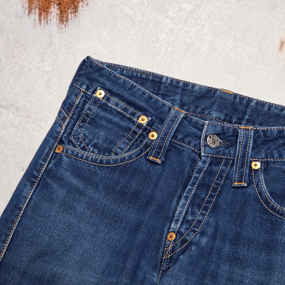 리바이스 버튼플라이 진청 데님팬츠 상품이미지5