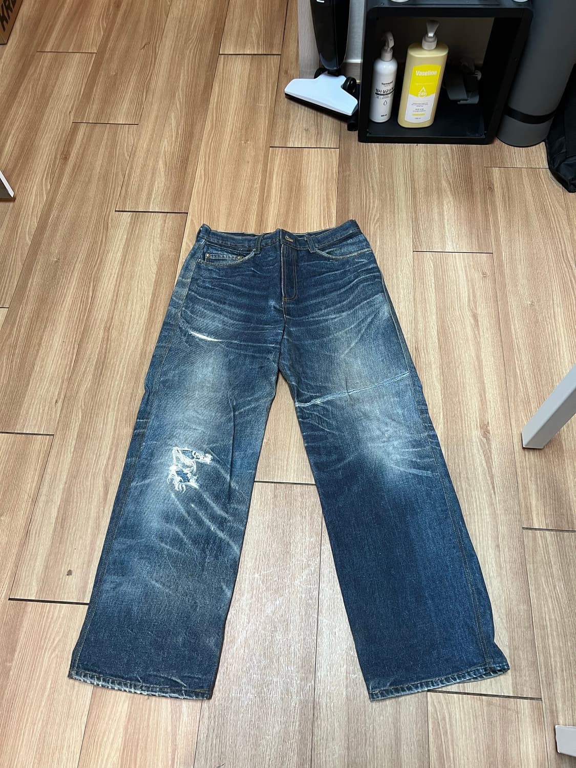 앤더슨벨 프린티드 데님팬츠 32사이즈 상품이미지1