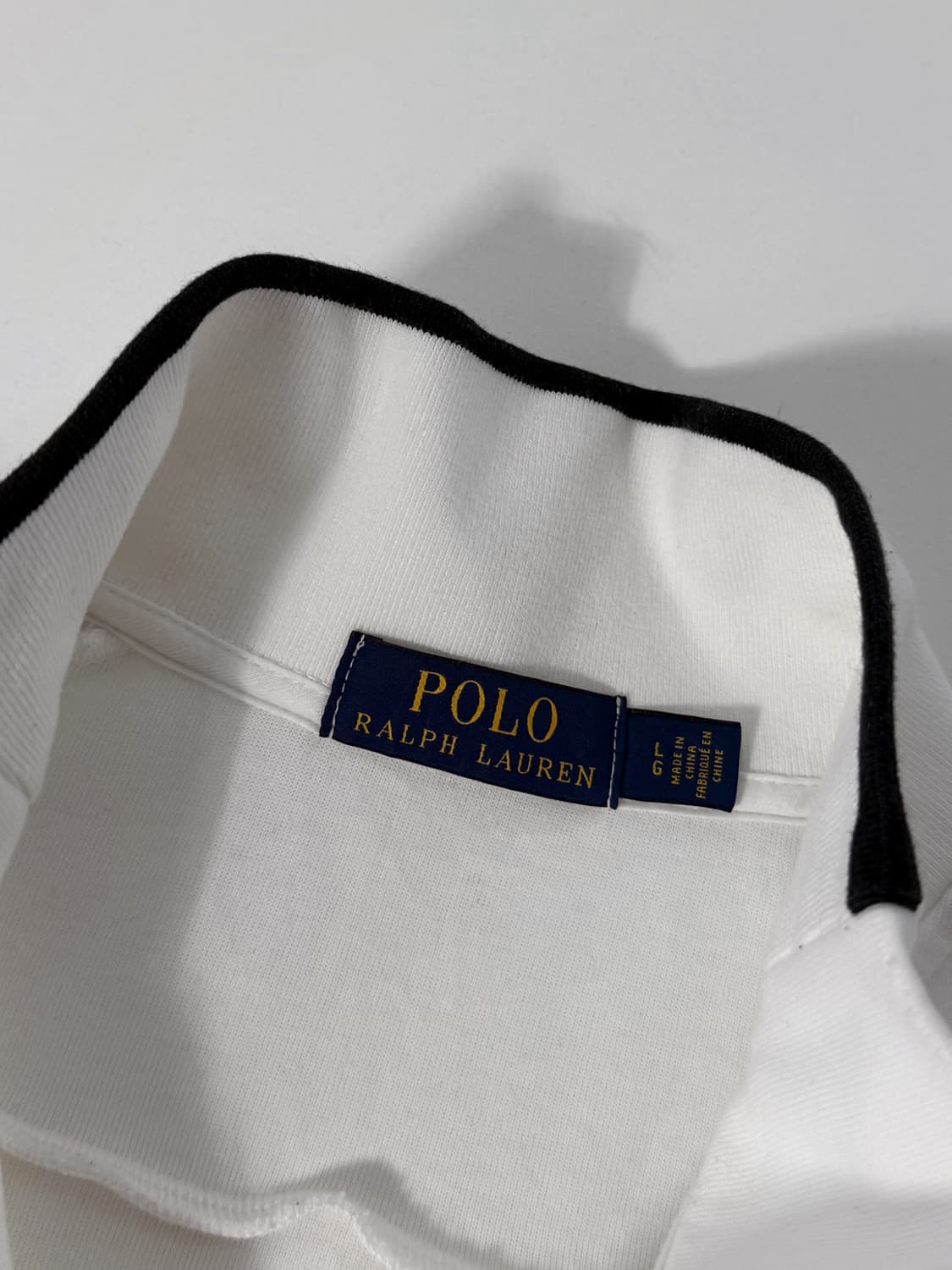 폴로 랄프로렌 신형 루즈핏 화이트 코튼 트랙 집 자켓  상품이미지6