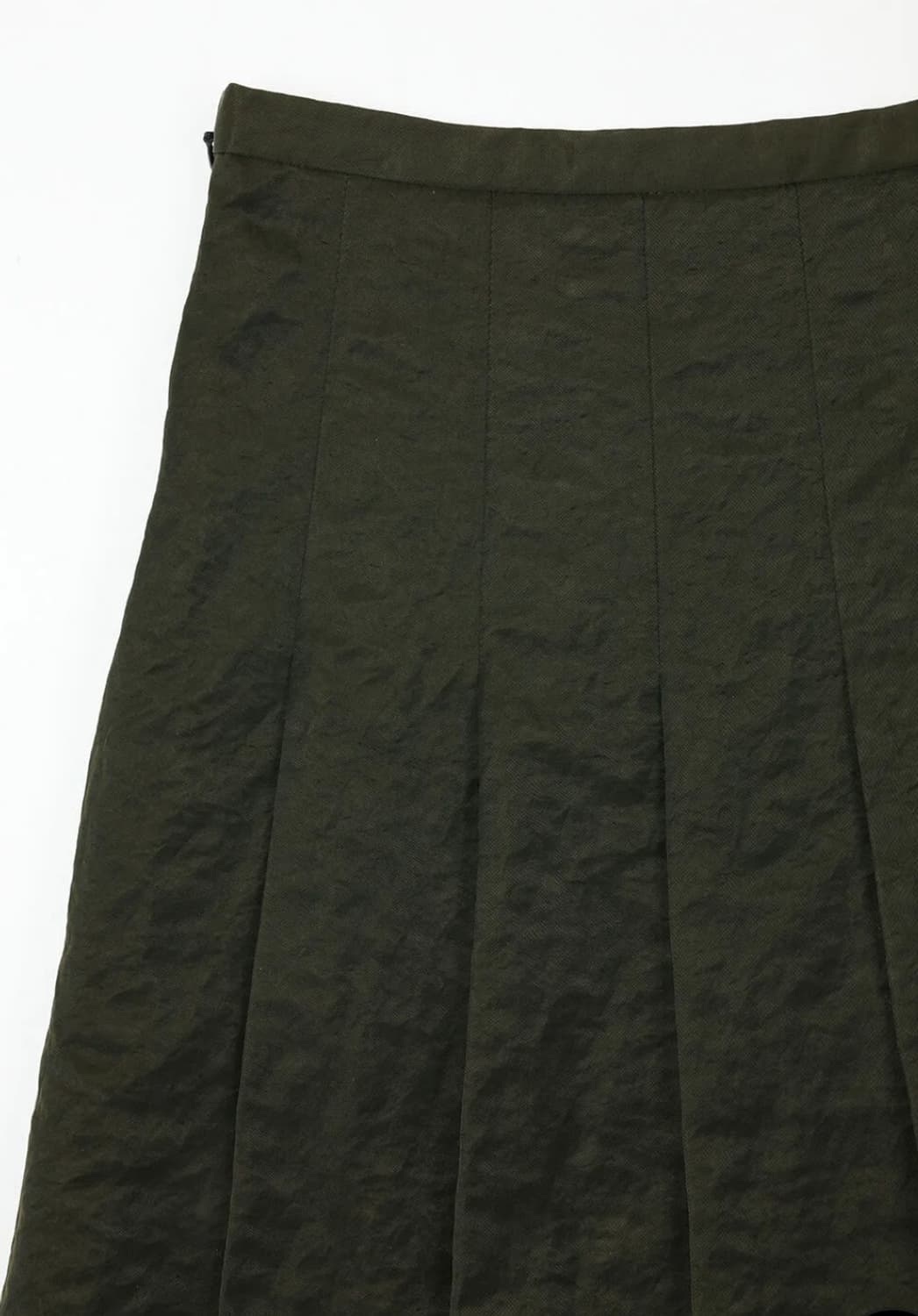 버뮬라 midi pleats skirt_카키_M 상품이미지6