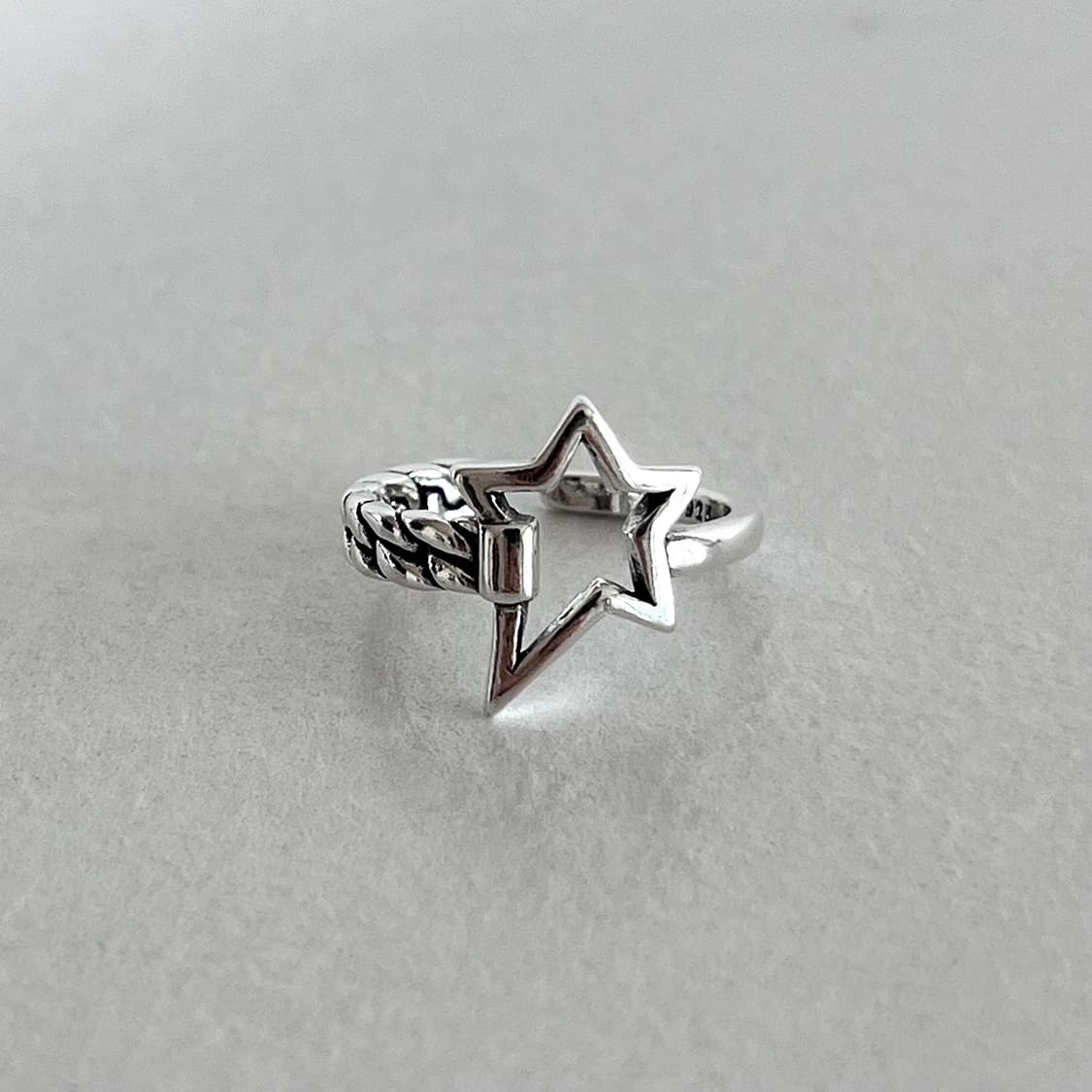 체인 스타 반지 상품이미지1