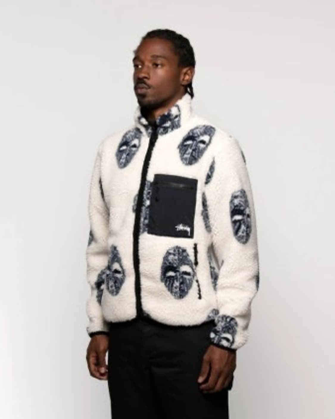 Stussy Mask Sherpa Jacket 스투시 마스크 플리스후리스 상품이미지1