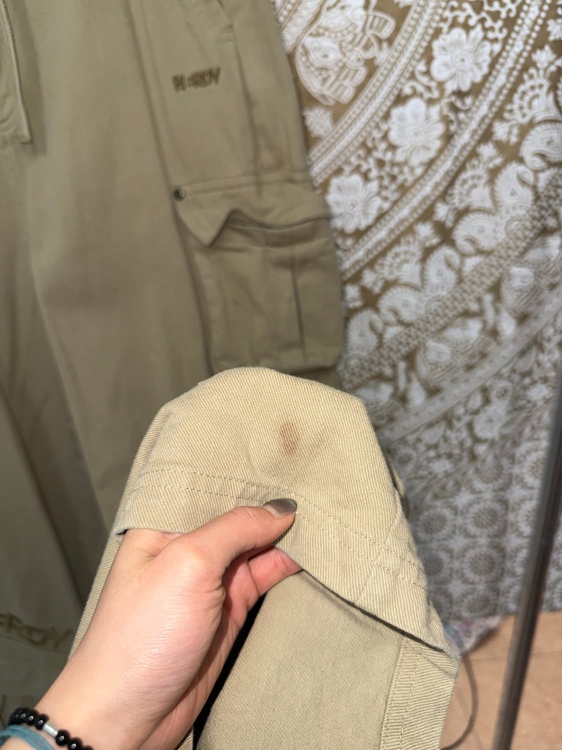 널디 베이지 카고팬츠  상품이미지5