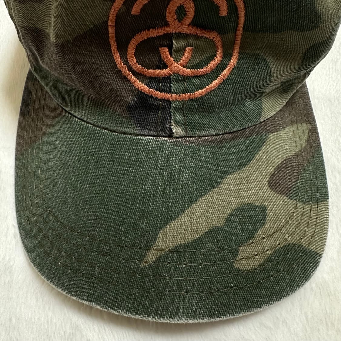 90s 올드 스투시 카모 볼캡 상품이미지3
