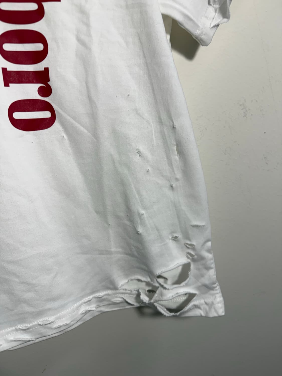 빈티지 말보로 디스트로이드 데미지 반팔티  상품이미지5